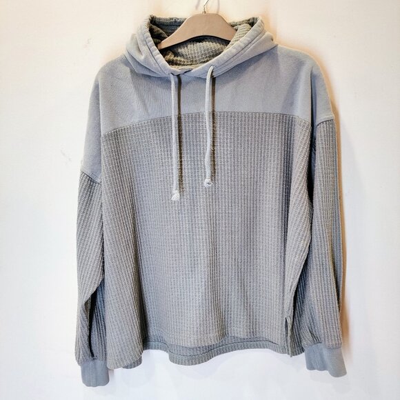 Urban Outfitters Out From Under Pale Sage Soft Waffle Knit Hoodie | Medium - Picture 1 of 7